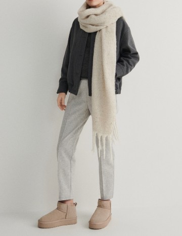 Pantaloni Reserved, gri