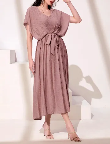 Rochie lunga SHEIN, roz pudra Roz