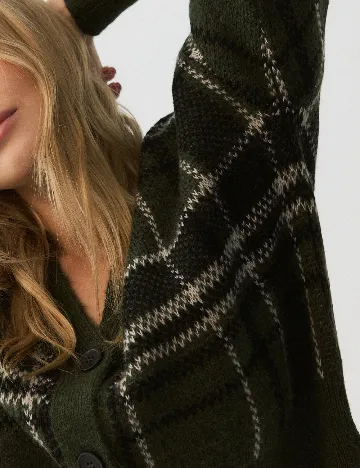 Cardigan Reserved, verde Verde