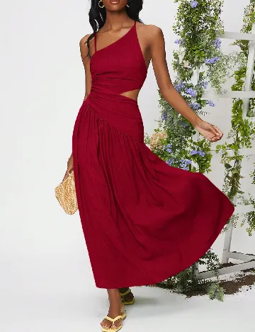 Rochie lunga SHEIN, rosu Rosu