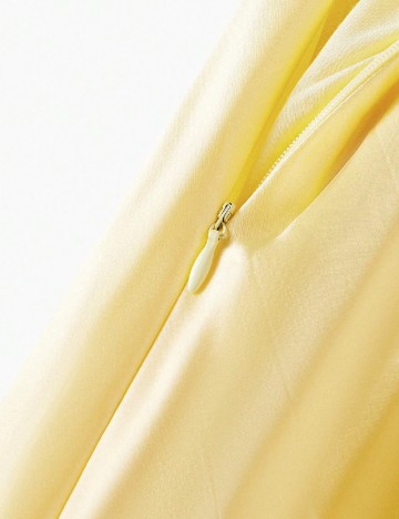 Rochie lunga MOTF, galben