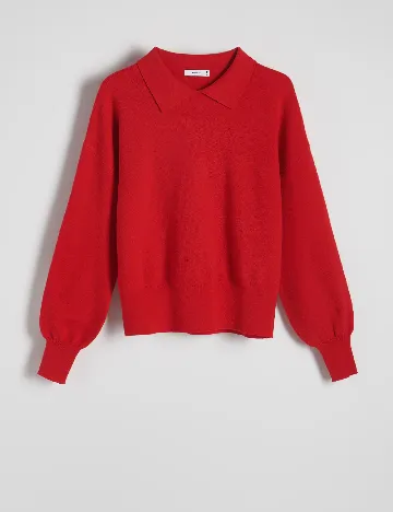 Bluza Reserved, rosu Rosu