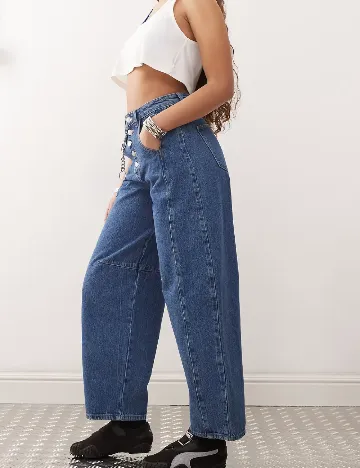 Blugi ASOS, albastru Albastru