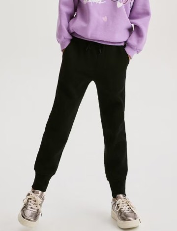 Pantaloni Reserved, negru