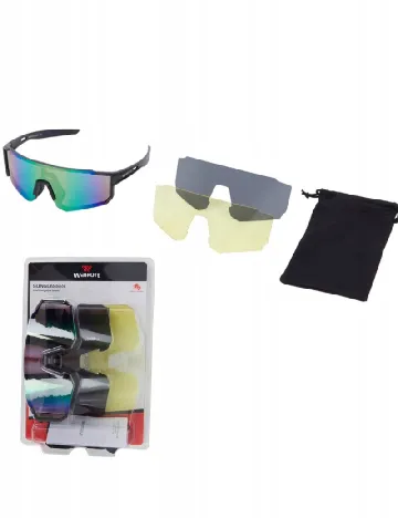 Ochelari de ciclism Walfort, negru Negru