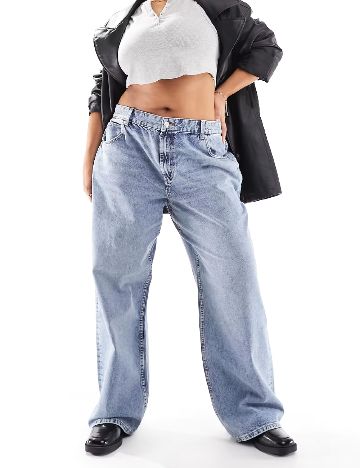Blugi ASOS Curve, albastru