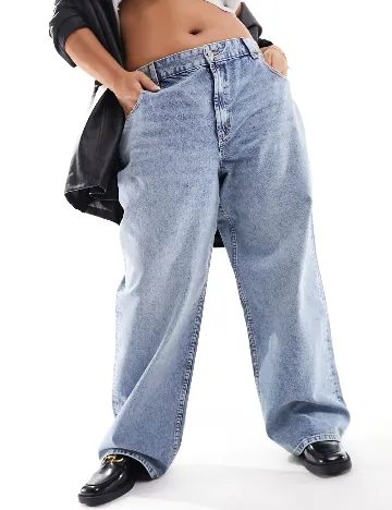 Blugi ASOS Curve, albastru Albastru