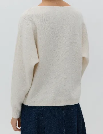 Bluza Reserved, ecru Alb