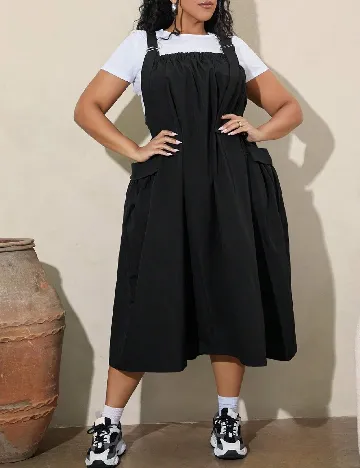 Rochie medie SHEIN CURVE, negru Negru