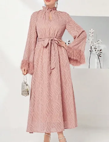 Rochie lunga SHEIN, roz pudra Roz