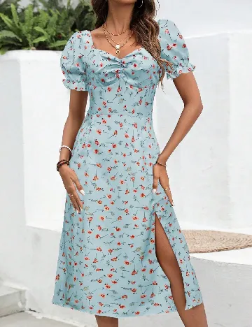 Rochie medie SHEIN, albastru Albastru