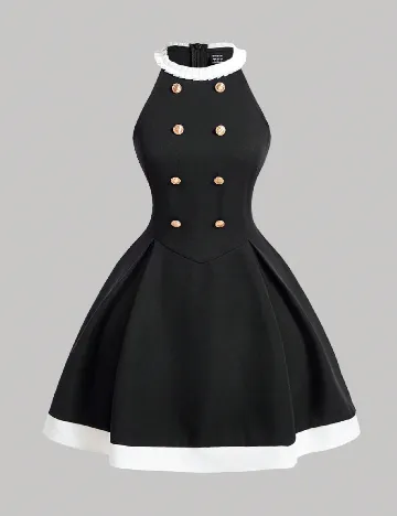 Rochie scurta SHEIN, negru Negru