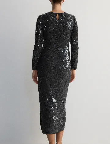 Rochie medie Reserved, gri Gri