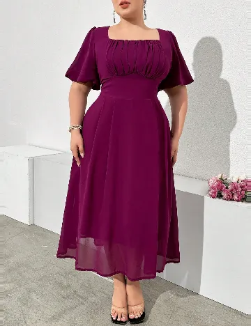 Rochie medie SHEIN CURVE, mov Mov