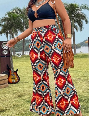 Pantaloni SHEIN CURVE, mix culori