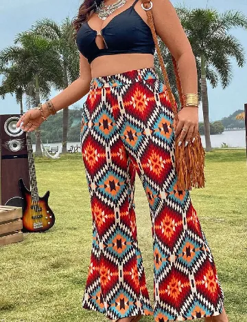 Pantaloni SHEIN CURVE, mix culori Mix culori