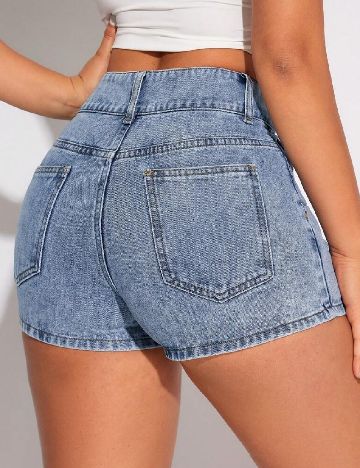 Pantaloni scurti SHEIN, albastru