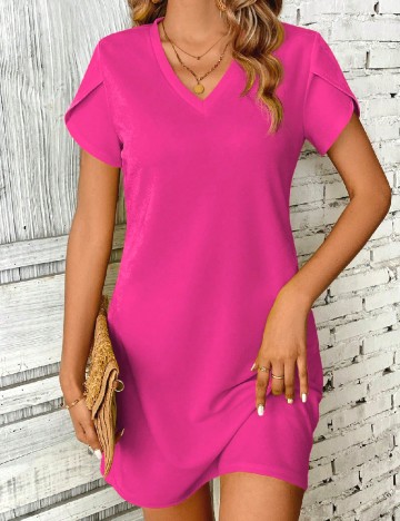 Rochie scurta SHEIN, roz