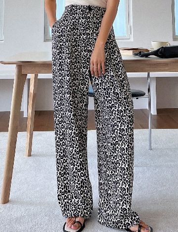 Pantaloni Dazy, animal print