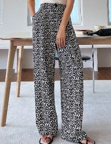 Pantaloni Dazy, animal print Animal print