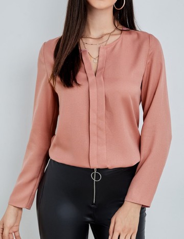 Bluza SHEIN, roz pudra