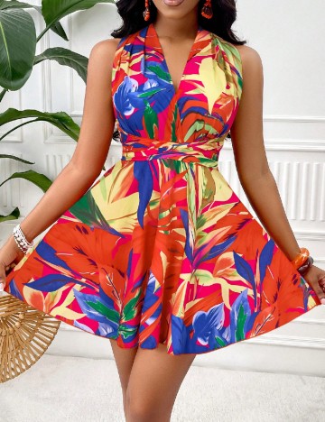 Rochie scurta SHEIN, mix culori