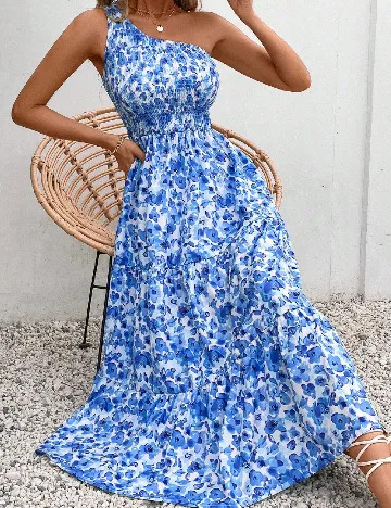 Rochie lunga SHEIN, albastru Albastru