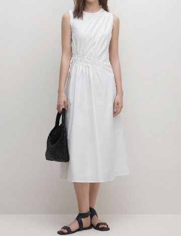 Rochie medie SHEIN, alb