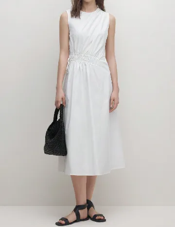 Rochie medie SHEIN, alb Alb