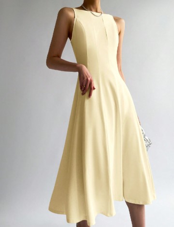 Rochie medie SHEIN, crem