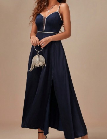 Rochie medie SHEIN, bleumarin