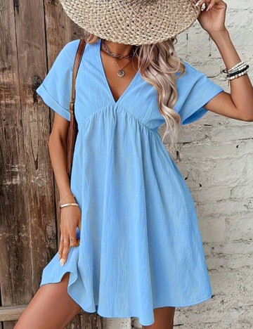 Rochie scurta SHEIN, albastru