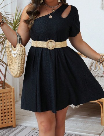 Rochie scurta SHEIN CURVE, negru
