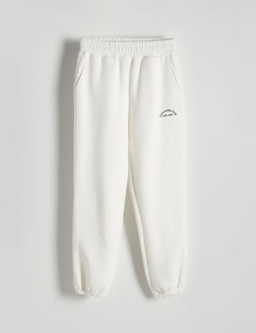 Pantaloni Reserved, ecru