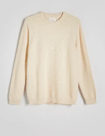Pulover Reserved, crem Crem