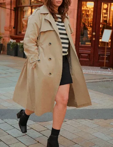 Trench Simply Be, bej Crem