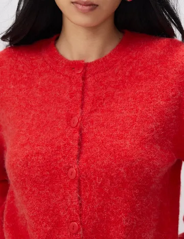 Cardigan Reserved, rosu Rosu