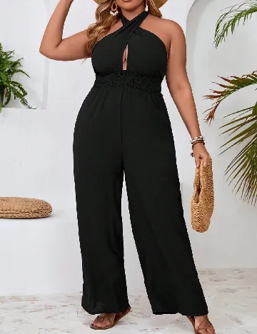 Salopeta SHEIN CURVE, negru Negru