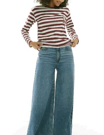 Bluza ASOS, alb/maro