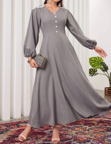 Rochie lunga SHEIN, gri