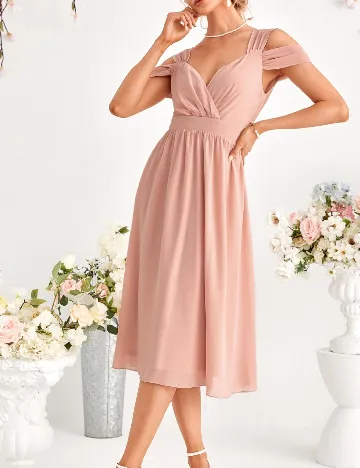 Rochie medie SHEIN, roz pal Roz