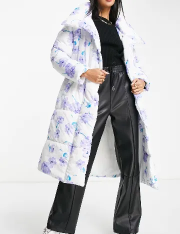 Geaca Oversize Neon Rose, alb Alb