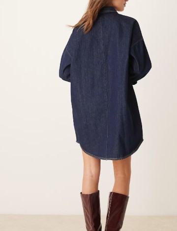 Rochie scurta ASOS, bleumarin