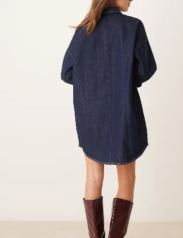 Rochie scurta ASOS, bleumarin Albastru