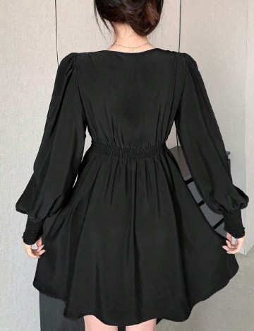 Rochie scurta Dazy, negru