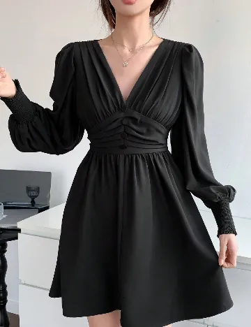 Rochie scurta Dazy, negru Negru