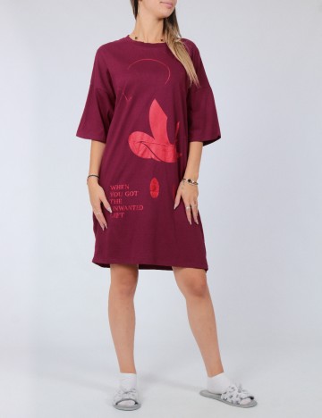 Rochie de noapte Reserved, visiniu