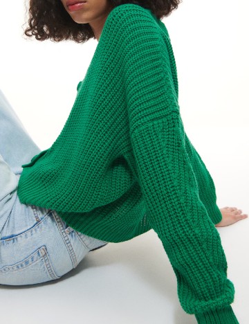 Cardigan Reserved, verde