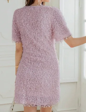 Rochie scurta Dazy, lila Mov