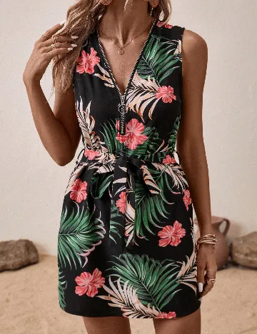Rochie scurta SHEIN, negru Negru